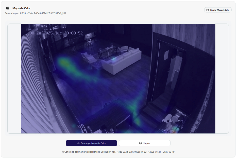 Vista previa de mapa de calor