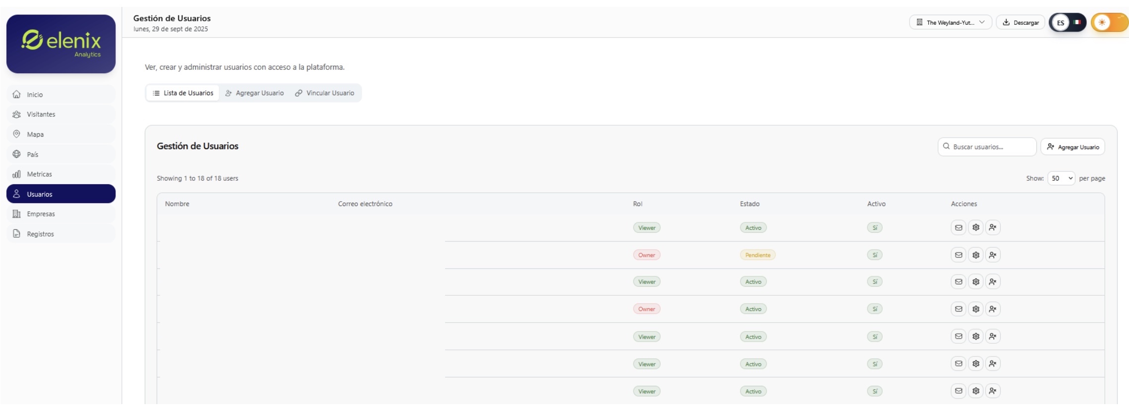 User management preview